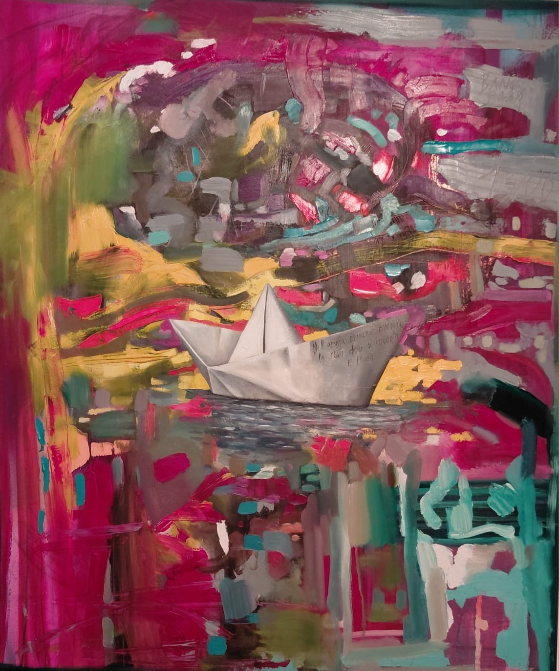Materia fucsia, opera di ARTIS Mariana Mele