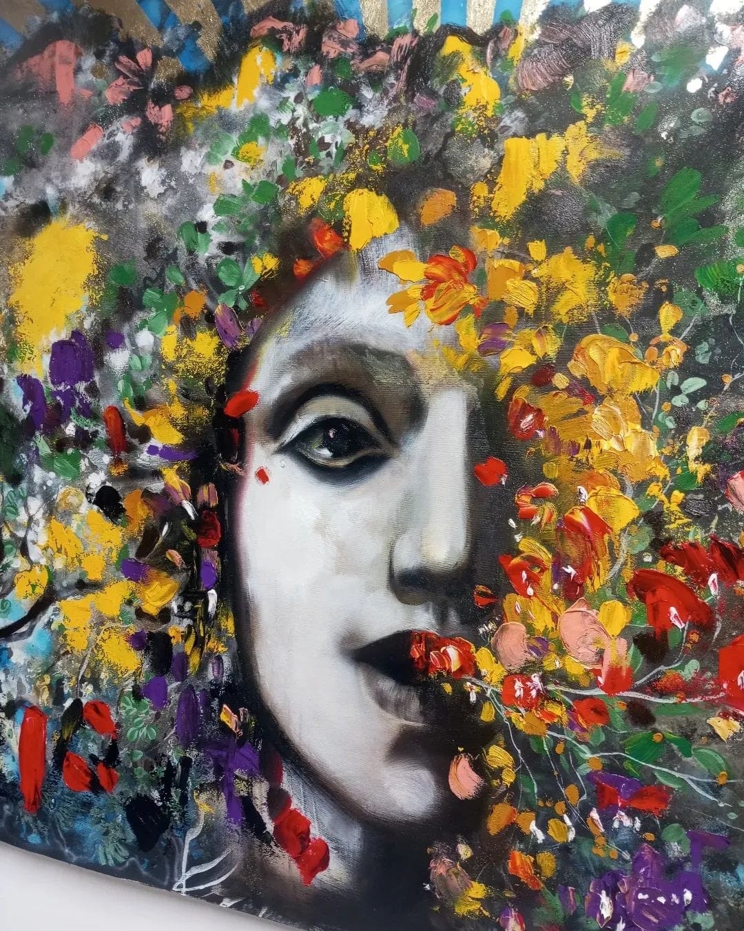Volto in fiore